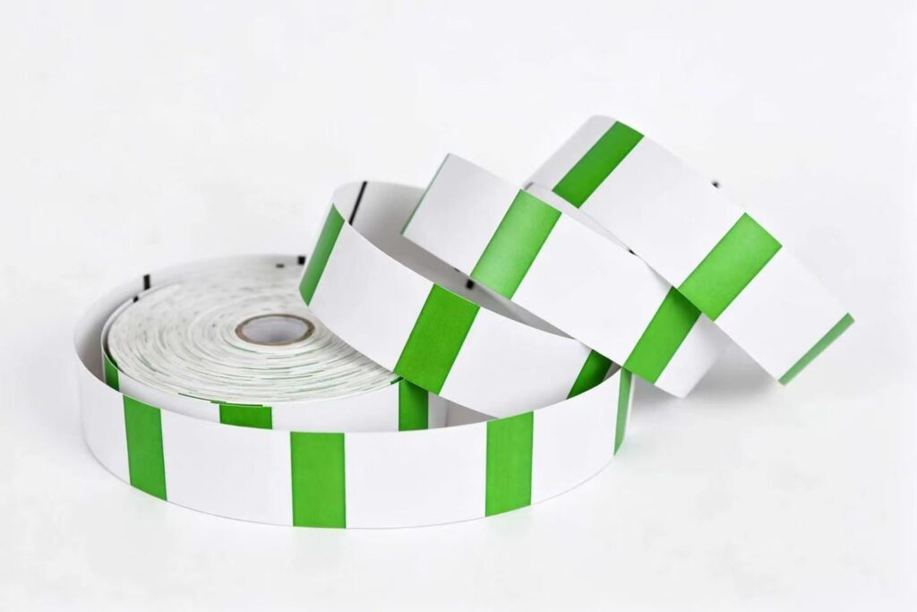 green thermal tags