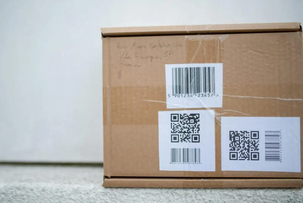 sample of thermal labels for logistics